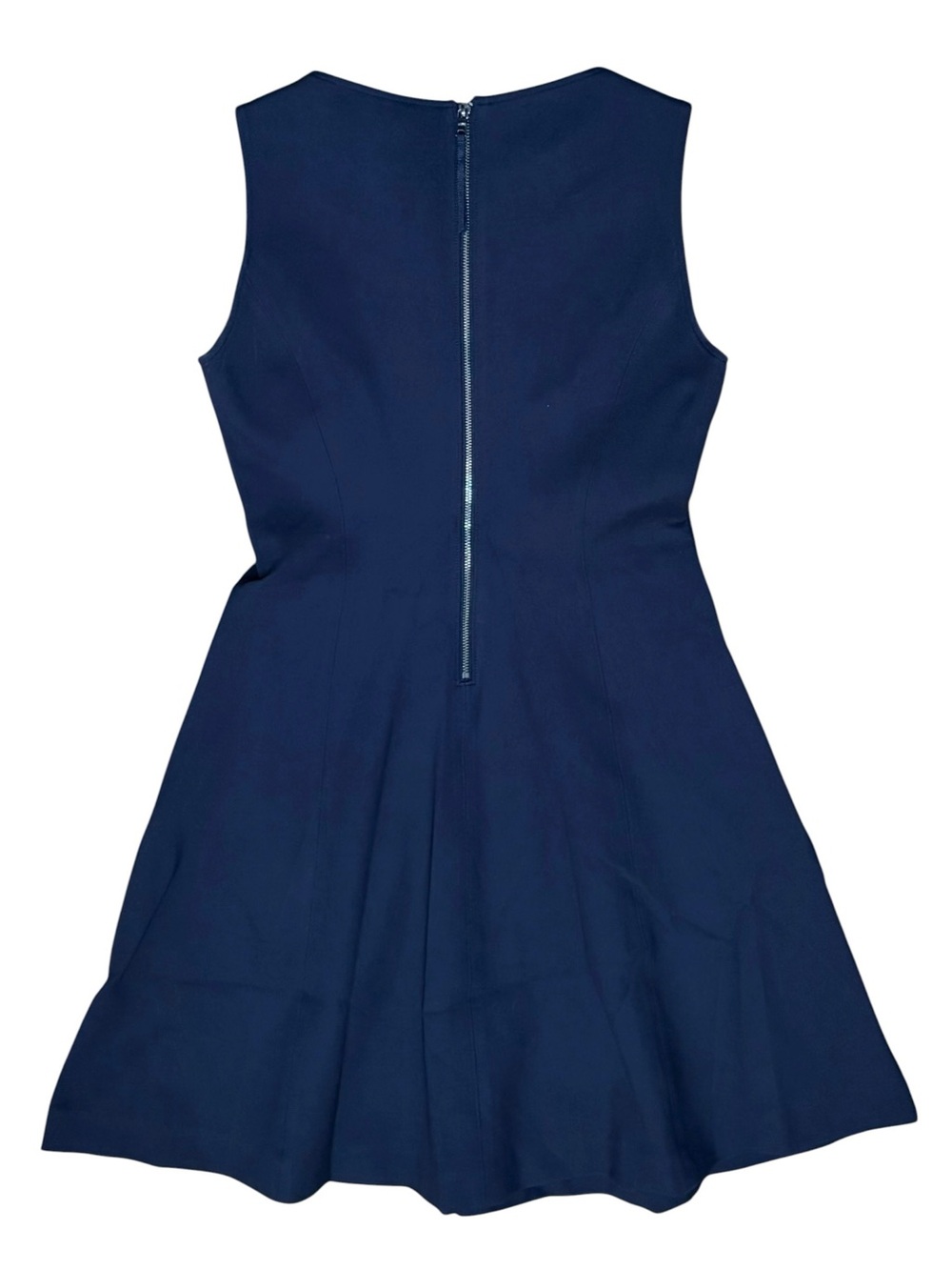 Spanx Sz S Dress Classic Navy Blue Fit & Flare Sleeveless A-Line Preppy Casual. - Picture 4 of 9